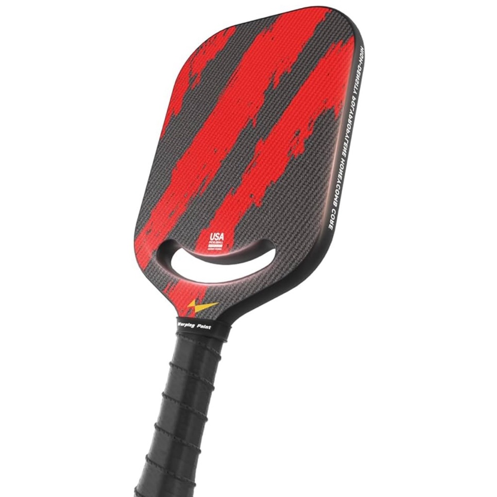 New Pro Warping carbon fiber Pickleball paddle and case - Picture 4 of 11